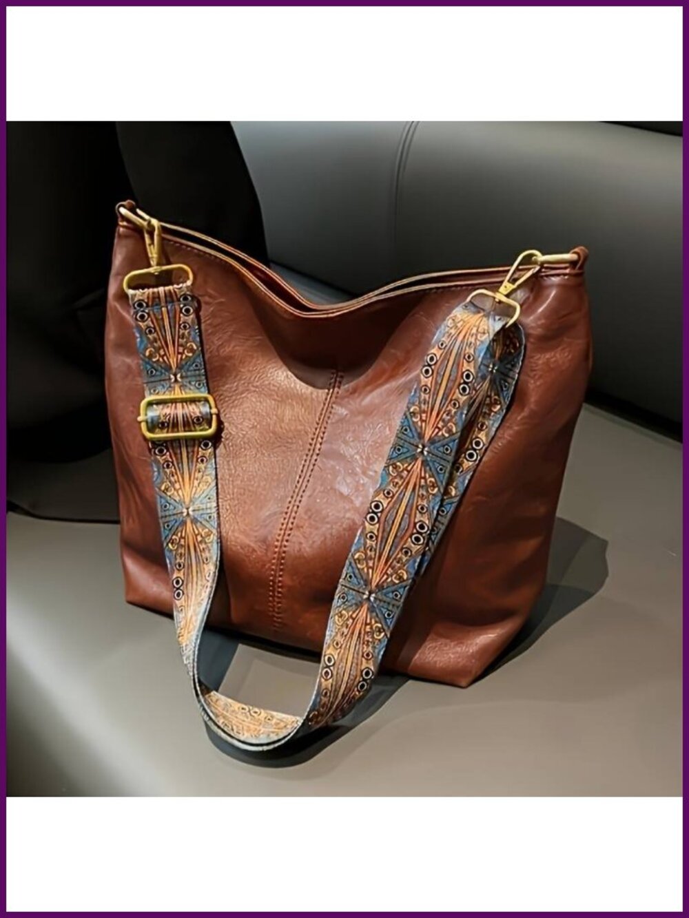 Bohemian Large Capacity Women's Shoulder Bag Messenger Bag